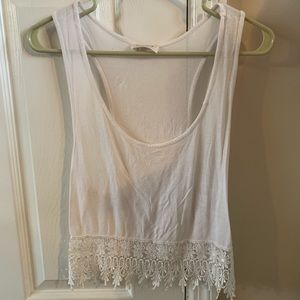 White tank top